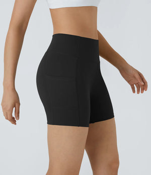 Halara "Get Moving" Black Biker Shorts