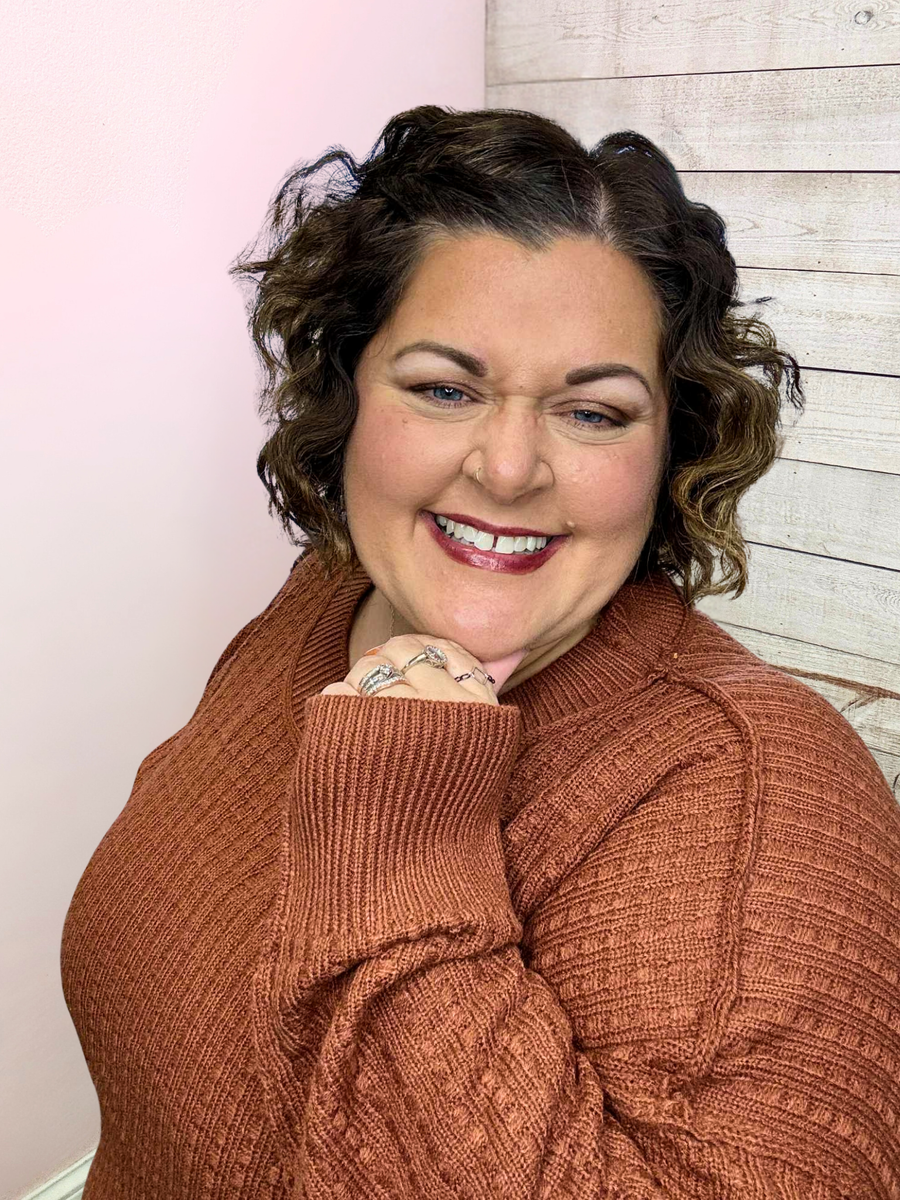 "Lovely Little Thing" Rust Textured Sweater