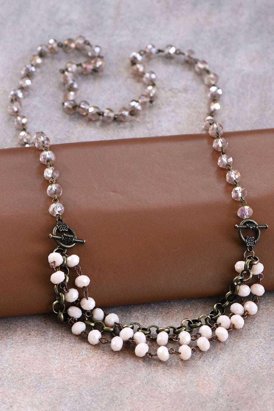 "Veronica" Crystal Chain Necklace