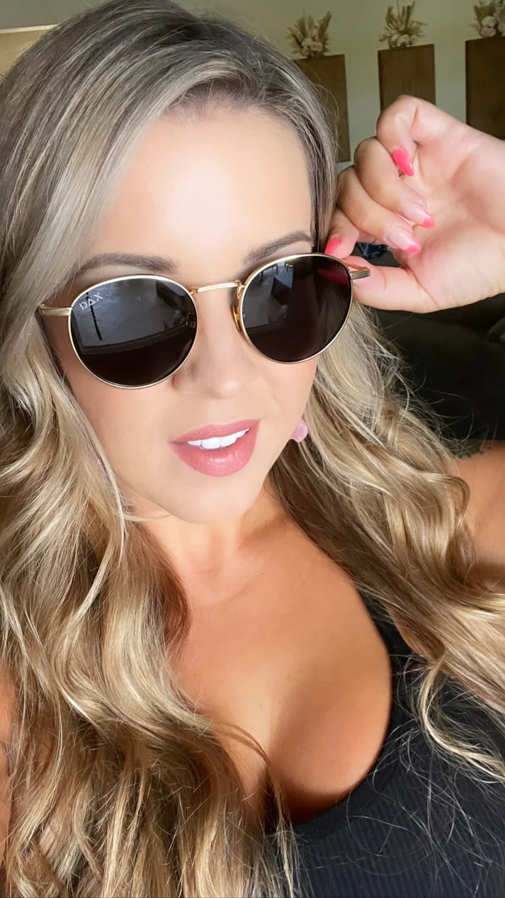 "Luna" DAX Sunglasses- Black