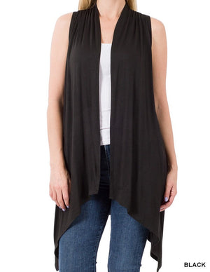 "Anthem" Draped Vest *FINAL SALE*