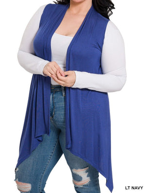 "Anthem" Draped Vest *FINAL SALE*