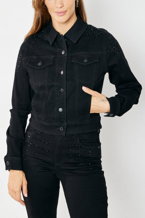 "Shine Bright" Judy Blue Rhinestone Jean Jacket