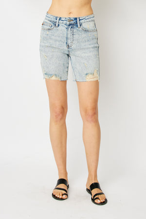 Judy Blue Hi-Waist Destroy Boyfriend Short- 150250