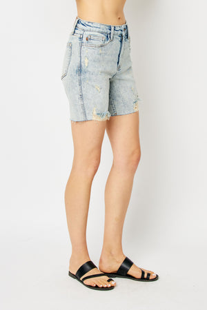 Judy Blue Hi-Waist Destroy Boyfriend Short- 150250