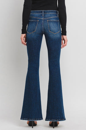 Lovervet Mid-Rise Flare Jeans- LV1040