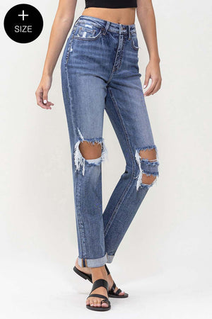 Lovervet Hi-Rise Boyfriend Jeans- LV1000