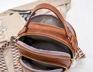 "Casey" Trendy Strap Crossbody Purse