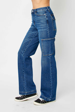 Judy Blue Hi-Waist Cargo Jean- 88725