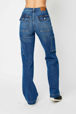 Judy Blue Hi-Waist Cargo Jean- 88725