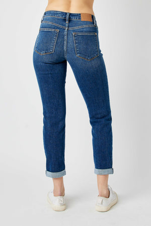 Judy Blue Mid Rise Slim Jean- 82607