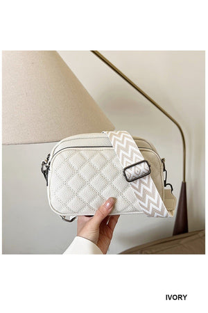 "Janet" Quilted Crossbody Purse