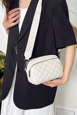 "Janet" Quilted Crossbody Purse
