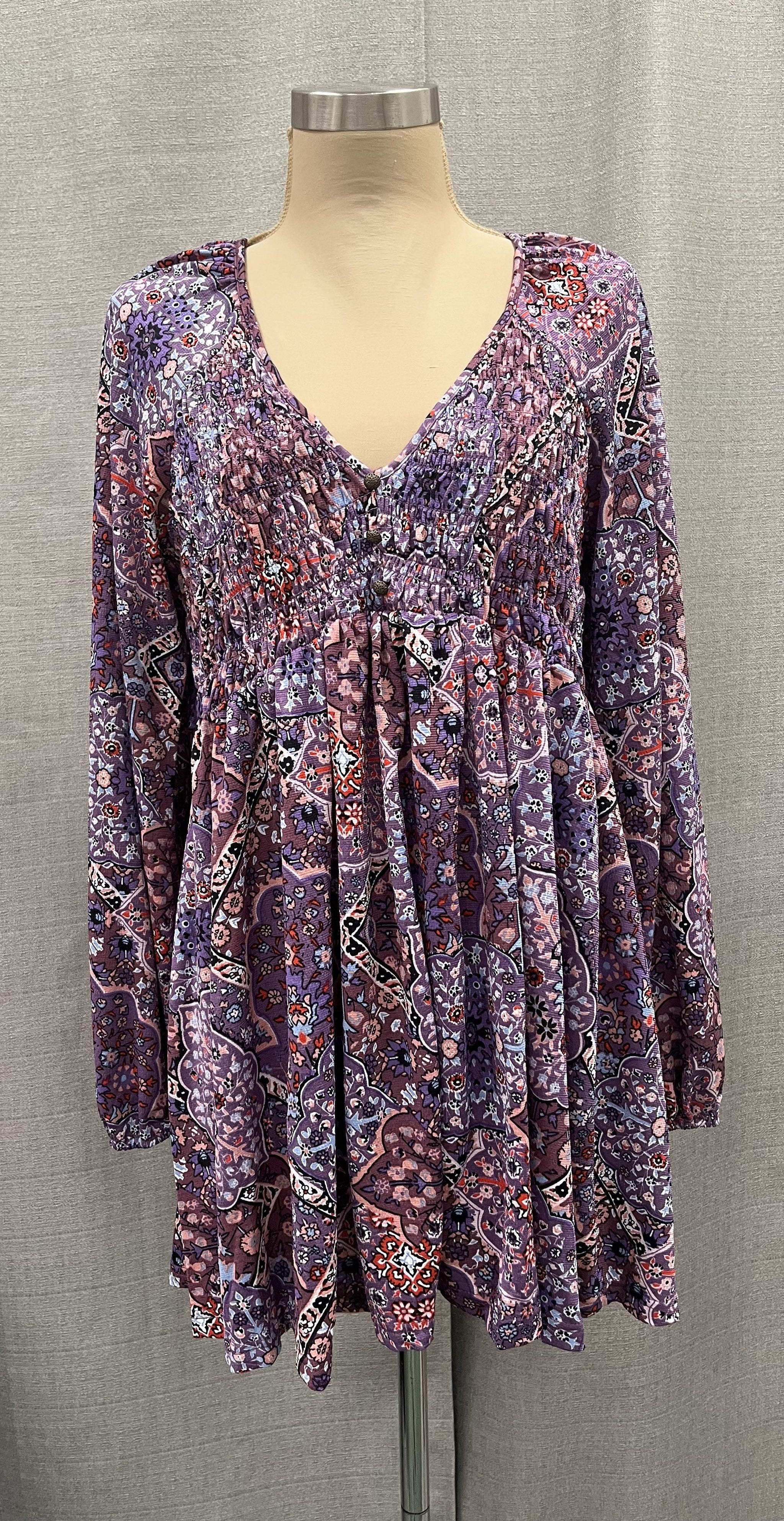 PF "This Is It" Floral Babydoll Tunic