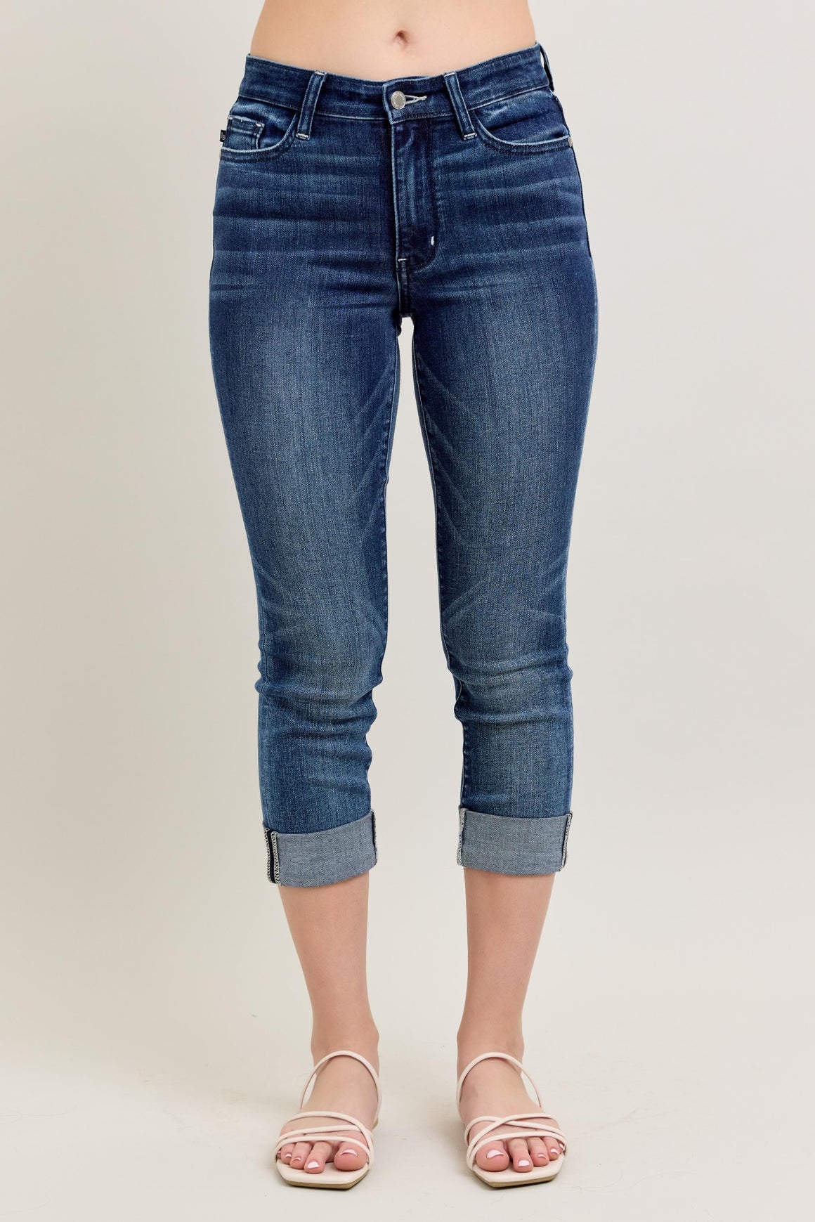 Judy Blue Cuffed Capri- 72121
