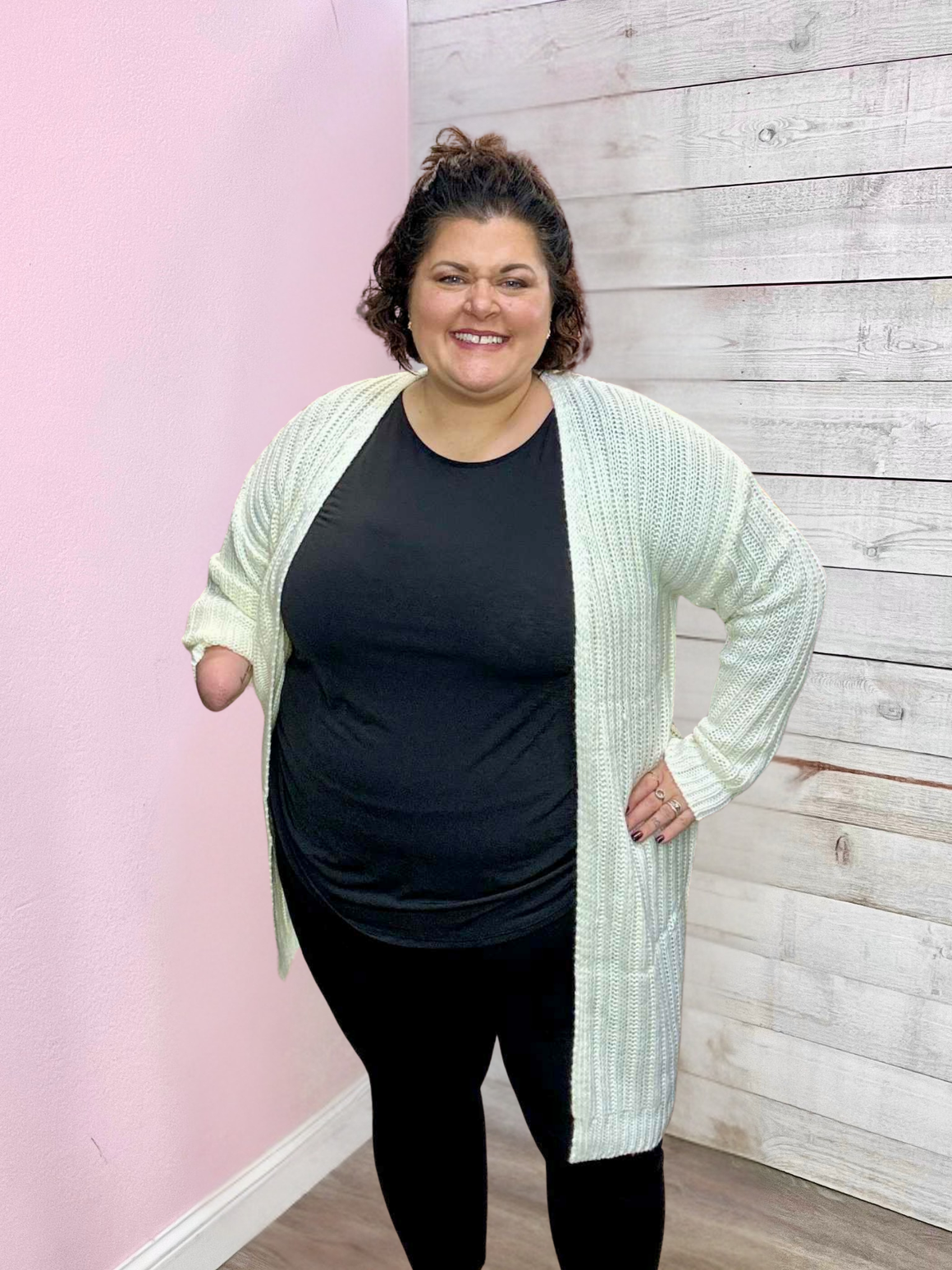 "Forgot Me Not" Ivory Sweater Cardigan