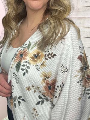 "Garden Goddess" Floral Kimono Cardigan