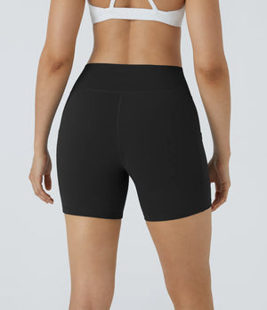 Halara "Get Moving" Black Biker Shorts