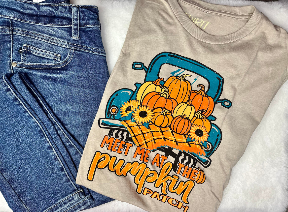 "Meet Me At The Pumpkin Patch" Graphic Tee *FINAL SALE*