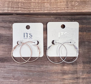 "Logan" Hoop Earrings- Small
