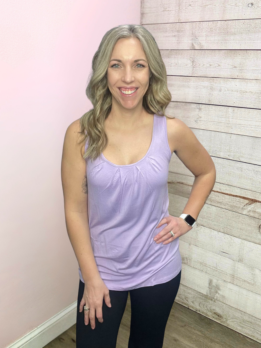 "Out and About" Lilac Tank Top