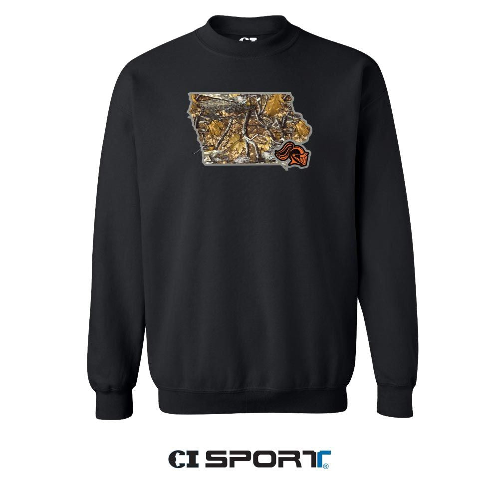 Wartburg Iowa Camo Crew Sweatshirt