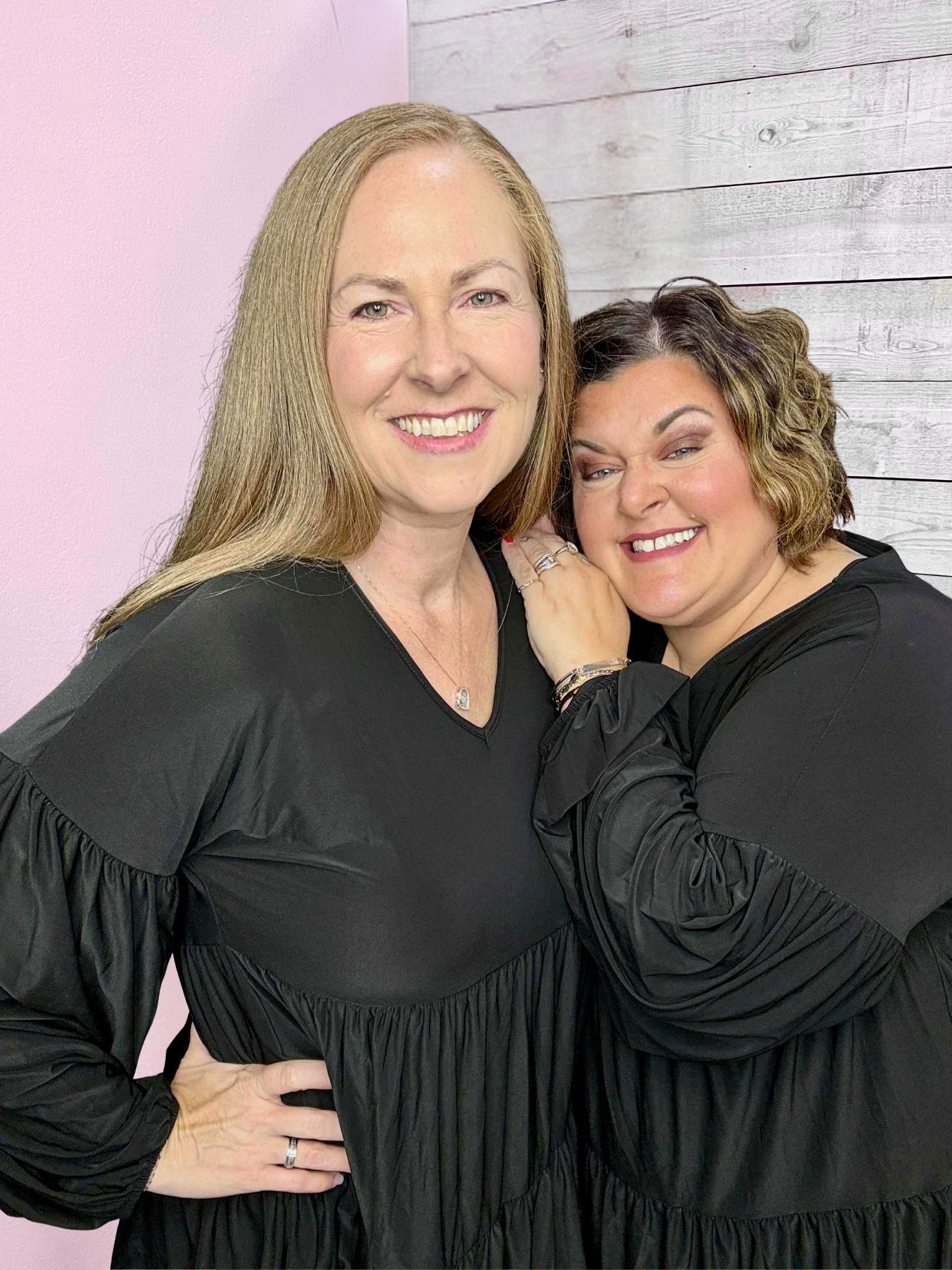 "Vineyard Stroll" V Neck Tiered Top