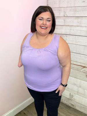 "Out and About" Lilac Tank Top