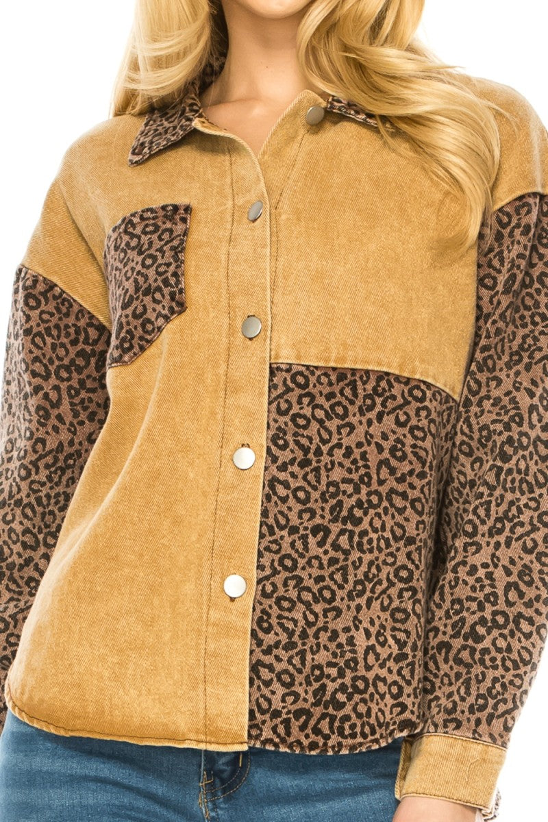 "Get To Know You" Animal Print Jacket