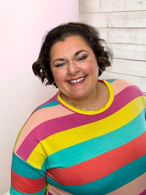 "Everyday Bliss" Multi-Color Striped Top