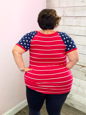 "USA Dream" Stars and Stripe Top