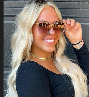 "Ella" DAX Sunglasses- Brown