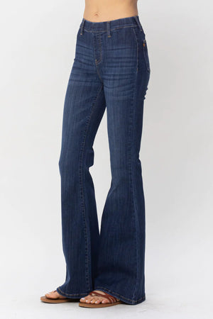 Judy Blue Pull On Flare Jean- 88276