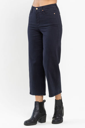 Judy Blue Hi-Waist Navy Crop Jean-88807 * Final Sale*