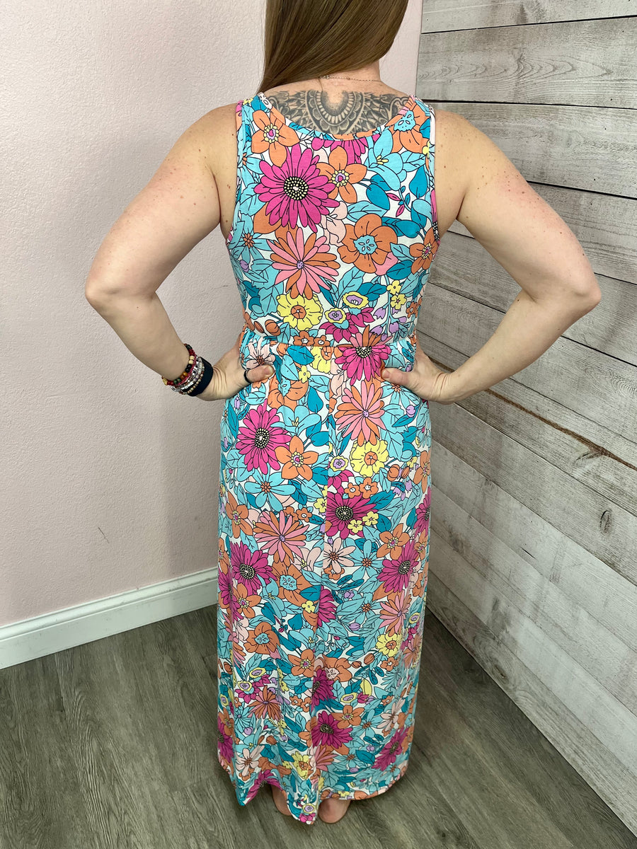 "Just Be You" Floral Maxi Dress *FINAL SALE*