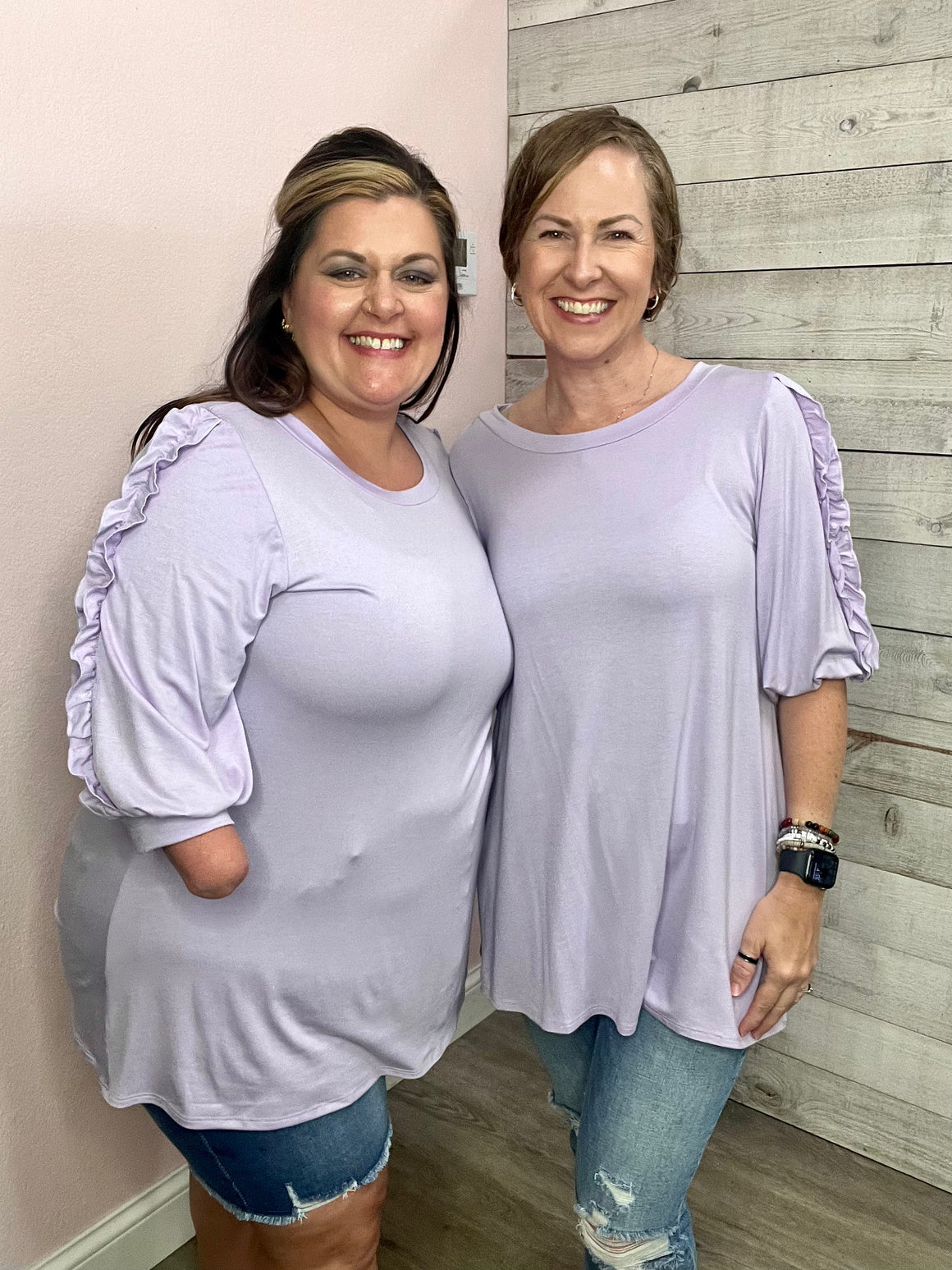"Carefree" Ruffle Sleeve Tunic Top *FINAL SALE*