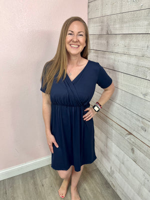 "Isn't She Lovely" Navy Dress *FINAL SALE*