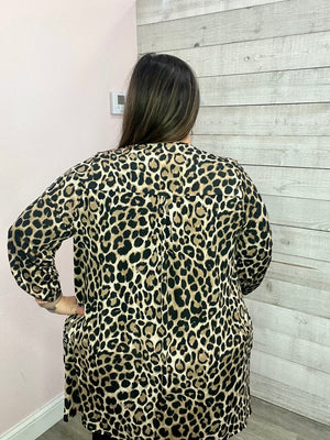 "Look Out" Animal Print Gabby Cardigan