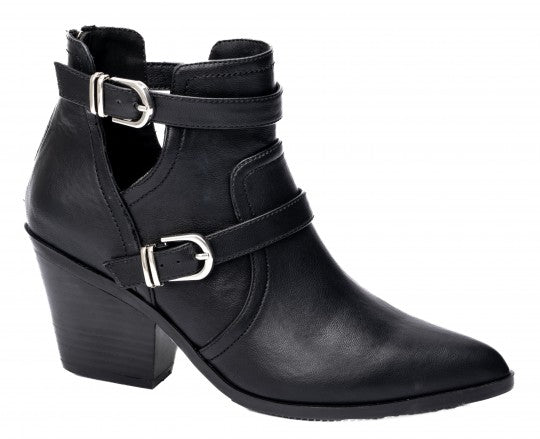 "Girls Night" Corkys Black Ankle Boot