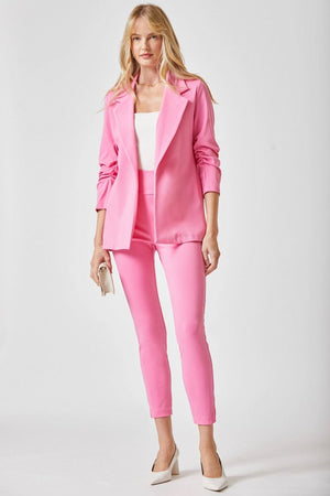 "Ready For Anything" Blazer- Light Pink