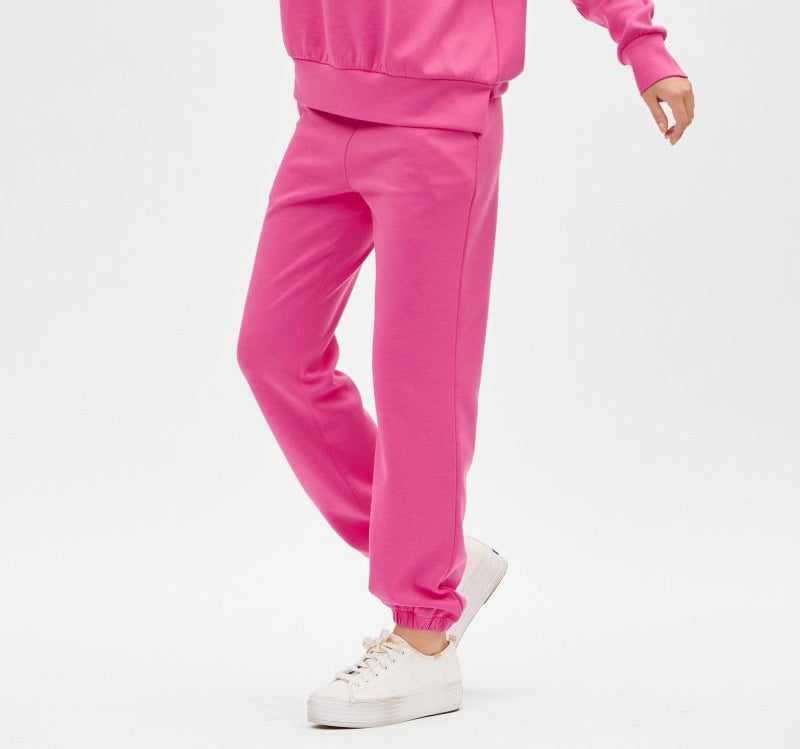 "Closer To Love" Solid Jogger Sweatpants- Pink