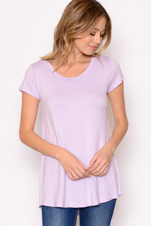 "The Perfect Tee" Solid Short Sleeve Top