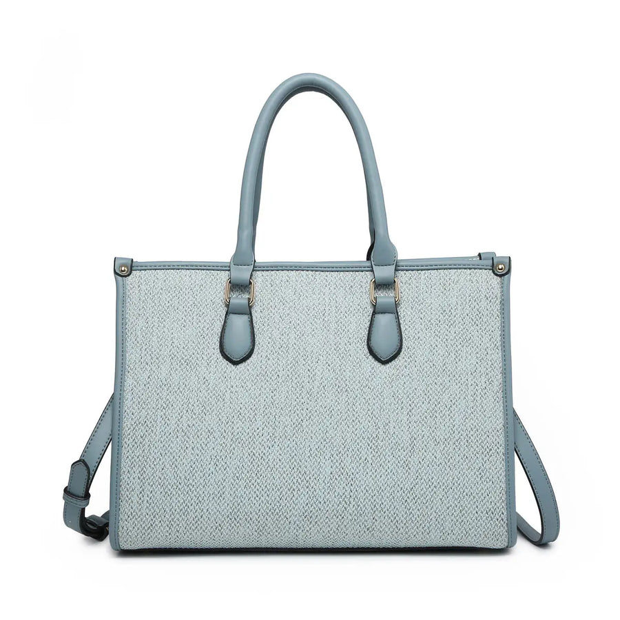 "Melissa" Two-Tone Structured Purse