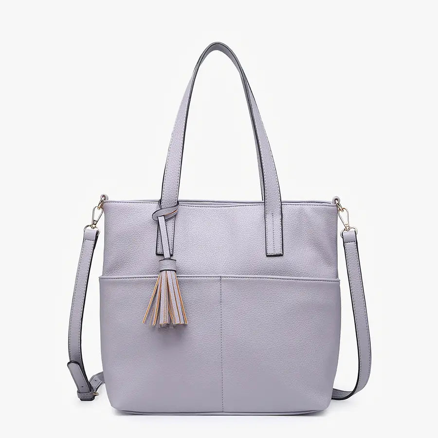 "Lana" Double Pocket Tote Purse