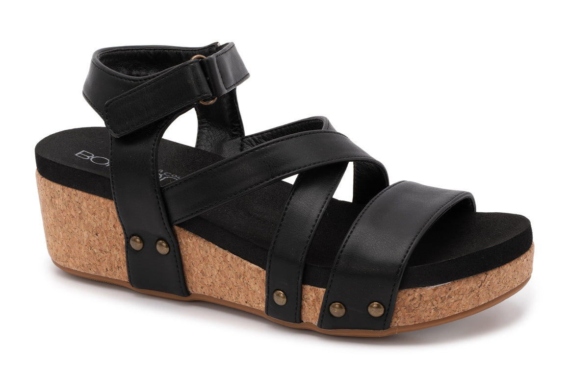 "Sun Down" Strappy Wedge Sandal