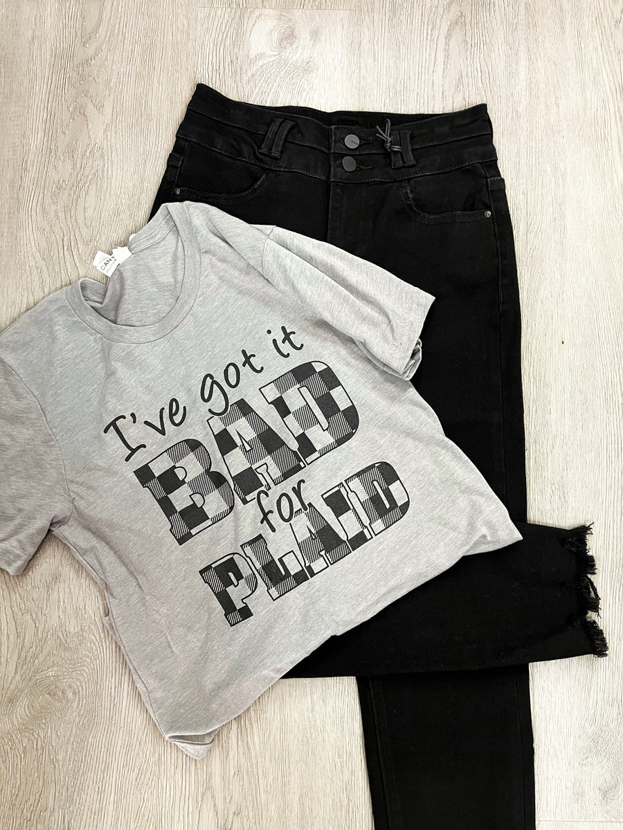 "I've Got It Bad For Plaid" Graphic Tee *FINAL SALE*