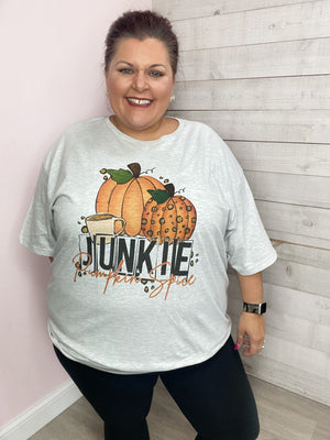 Junkie Pumpkin Spice Graphic Tee *FINAL SALE*
