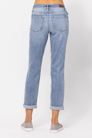 Judy Blue Mid Rise Boyfriend- 82335