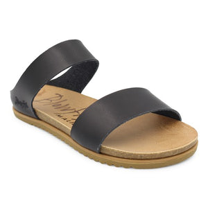 "Monro" Double Strap Sandal- Black *FINAL SALE*