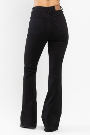 Judy Blue Hi-Waist Black Flare- 88699